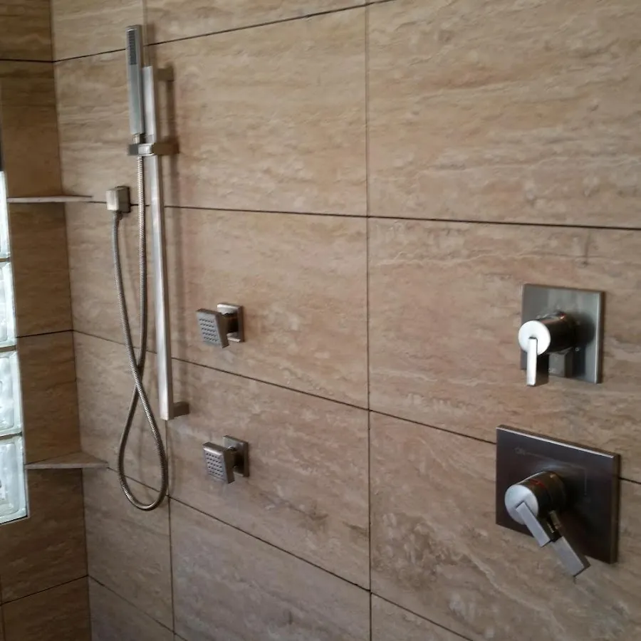 Shower fixture installation for Water Heater Replacement in Marion